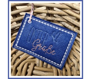 Stickdatei - Postkarten Set ITH Ostern